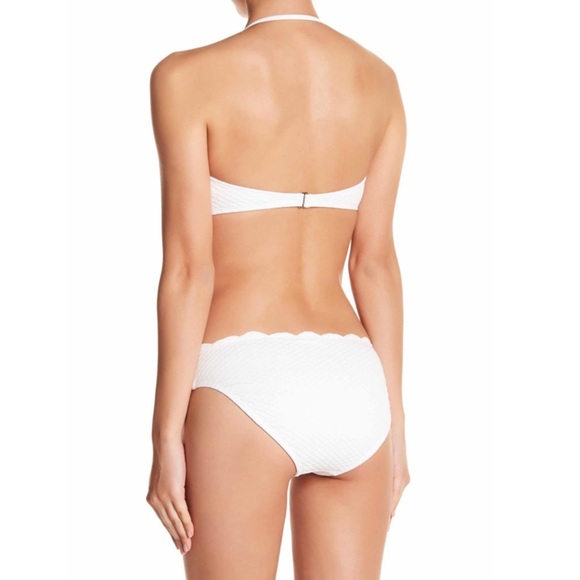 Marilyn Monroe Scalloped Bikini in White - Picture 2 of 3